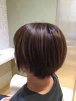 ヘアブロス 水戸店(hair BROS) ステップボーンカット アースカラー 30代40代50代