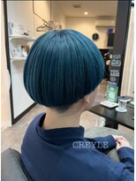 クレイル(CREYLE)&nbsp;マッシュ×ターコイズブルー