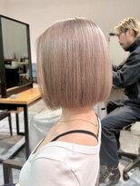 リルーム(re-room) ブリーチカラー/ミルクティーベージュ/ショートボブ