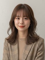 ミュージアム(MUSEUM)&nbsp;レイヤーカット/オリーブべージュ/外ハネボブ