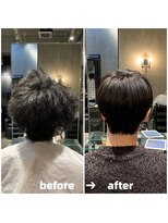 エノア 青山(ENORE) メンズ縮毛矯正/曲がる縮毛矯正/メンズ髪質改善/メンズカット