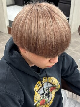 ニコ トウキョウ 渋谷(nico TOKYO) ミルクティーベージュダブルカラーハイトーン韓国レイヤー