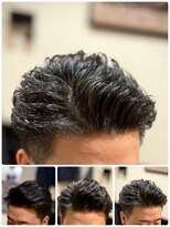 プラウド(PROUD) ビジネスフォーマル ツーブロックショート 七三オールバック