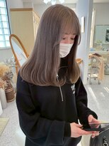ロマーリ 倉敷(LOMARLIE)&nbsp;ブリーチデザイン20代30代ミルクティーベージュホワイトベージュ