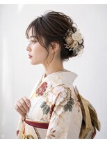 ウィールール 札幌店(WE RULE)&nbsp;成人式 振袖着付け×上品シニヨンヘアアレンジ