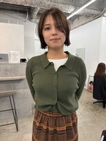 エルメ クラマエ(Elme) オリーブベージュ×外ハネボブ