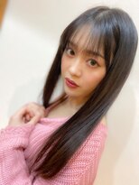 トップシェイプ(TOP SHAPE) 艶ストレートロング×前髪