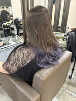 ヘアープロポーザー ラグ(hair proposer Leggu) 透明感グレージュ×ラベンダー