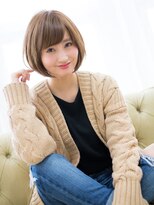 ジェム(GEM)&nbsp;＊*GEM*＊ハネさせない☆前下がりストレートショートボブ