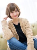 **GEM**ハネさせない☆前下がりストレートショートボブ