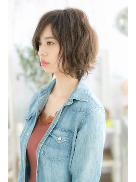 ミック ヘアアンドビューティー 大山店(miq Hair&Beauty) ヴェールウェーブでこなれスパイシーミディ