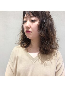 フェンヘアーアイス 中目黒(Fen.hair ici) デジキュアパーマ ウェーブスタイル パーマスタイル