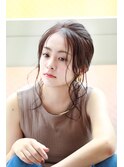 ＊おくれ毛たっぷりラフポニテ＊