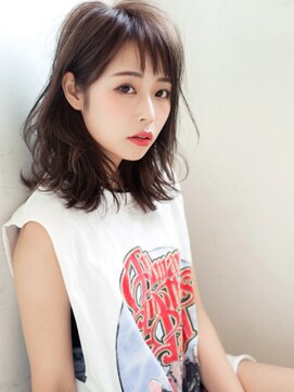 エヌホリック ひたち野うしく(n.holic) ボルドー×セミウェット☆暗髪系大人モードボブ