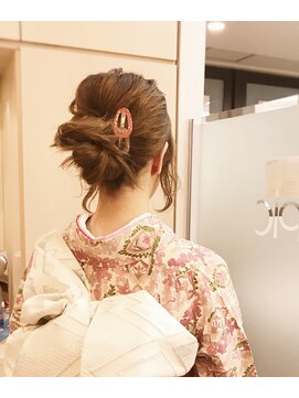 あだち美容室 アンフローリア(en fleurir) 着物ヘアセット結婚式/成人式/卒業式の袴にもオススメ