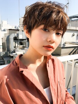 シー バイ ロンド 新宿(Sea by Lond) 【藤原三知代】アースカラー小顔ボーイッシュショート