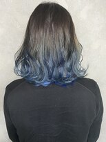 セシルヘアー(CECIL hair)&nbsp;CECIL 下北沢　韓国人風カラー×ブルーインナーグラデーション