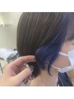 ハノン バイ リンクス 大宮(Hanon by LINKTH)&nbsp;インナーカラー/ウルフカット/寒色カラー/アッシュブラック