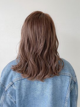 ハピネス 王寺店(Happiness) ミストバング エアリーミディ シアーグレージュ