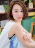 かきあげ前髪横顔美人小顔ぶつ切りボブc5戸田公園20代30代40代