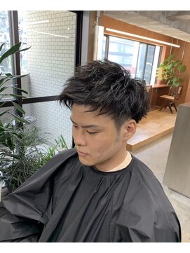 ロンド アンブル 四条烏丸(Lond ambre) 【Lond ambre】萱原大幹/メンズ/ショート/束感/波巻きN