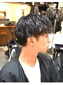 波巻きツイストスパイラルパーマ