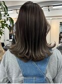ハイライトバレイヤージュダブルカラーケアブリーチ30代40代