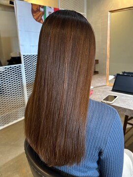 ヒース 姪浜(Heath) 髪質改善　オリーブベージュ　酸性ストレート