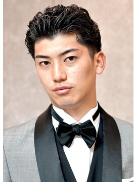 にもう アッシュブラック ベリーショート カルマパーマ マッシュパーマ7