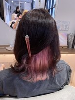 ラビスモア(Lovis moa)&nbsp;切りっぱなしボブ/ピンクブラウン/エアリーロング/美髪のススメ
