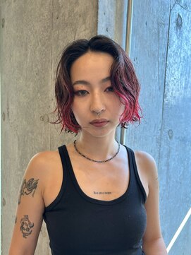 イミ(imi) 大人ボブ/ストレート/グレージュカラー/前髪/髪質改善[登戸]