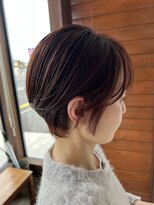 リドル ヘアー 駒生店(Riddle HAIR) ショートボブ、耳かけスタイル