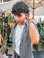 ヴヴ(Bub)&nbsp;men's perm/プードルパーマ　強めパーマ　ショートパーマ　束感