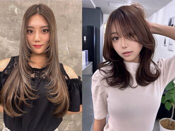 キング 梅田(K!ng)の写真/顔周りのレイヤーカットで印象は変わる☆大人可愛いトレンドを成立させるデザインはお任せください♪