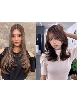 顔周りのレイヤーカットで印象は変わる☆大人可愛いトレンドを成立させるデザインはお任せください♪