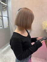 ロンド レア 天神大名店(Lond Le’a)&nbsp;メルティカラー/ウェーブミディアム/似合わせカット/着物ヘア