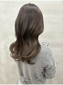 ロング×ベージュ