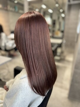 ルイス(L'wis) ブリーチ無しカラーで作る、柔らかいラベンダー