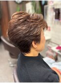 50代女性にも◎ショートで扱いやすいカットに♪