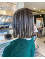 アース オーセンティック 岡山表町店(EARTH Authentic) お白髪ぼかしハイライト☆彡