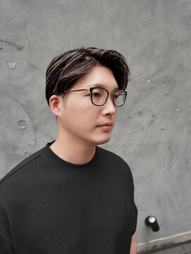 メンズグルーミングナンバーナイン(MEN'S GROOMING NUMBER NINE) ホワイトメッシュ/ツイストスパイラル/センターパート