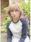 ハイトーンボブ/顔まわりデザインカット/高円寺