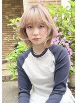 ノース イースト 高円寺店(north east)&nbsp;ハイトーンボブ/顔まわりデザインカット/高円寺