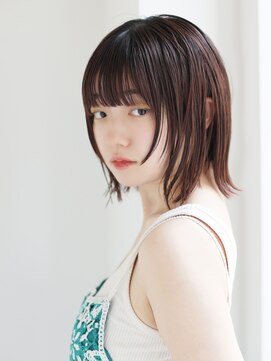 コレクティブワーク 表参道 渋谷(COLLECTIVE WORK) 【中野葵穂】外はねボブ 顔まわりレイヤー 髪質改善カラー