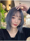 くびれヘア/アプリコットオレンジ/夏のヘアアレンジ/仙台101