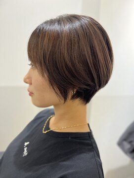 オーク(O.a.K) ショートボブwith縮毛矯正