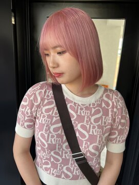 ソメルン 秋葉原 ピンクベージュ/ダブルカラー/トリートメント