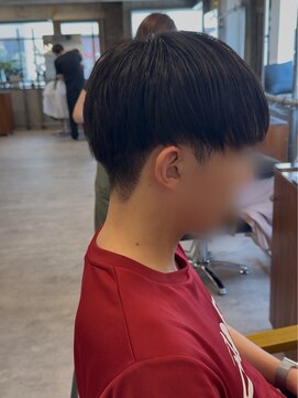 サーフカール/フェザーパーマ/ブルーブラック【都賀/メンズ】