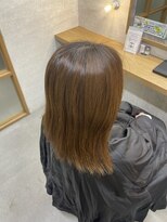 エマ 日吉(emma)&nbsp;【ビフォーアフター有】透明感くすみベージュ+プチレイヤー＊