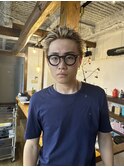 yosuke ホワイトベージュスパイキーショート